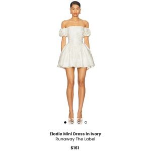 Elegant Off-Shoulder White Mini Dress